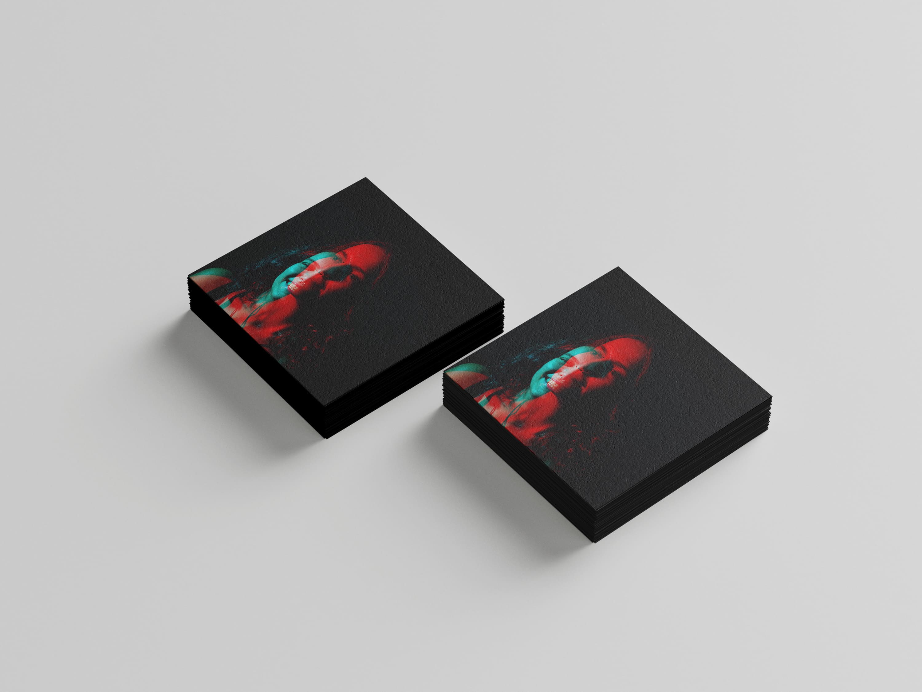 Portrait — Clair obscur / glitch