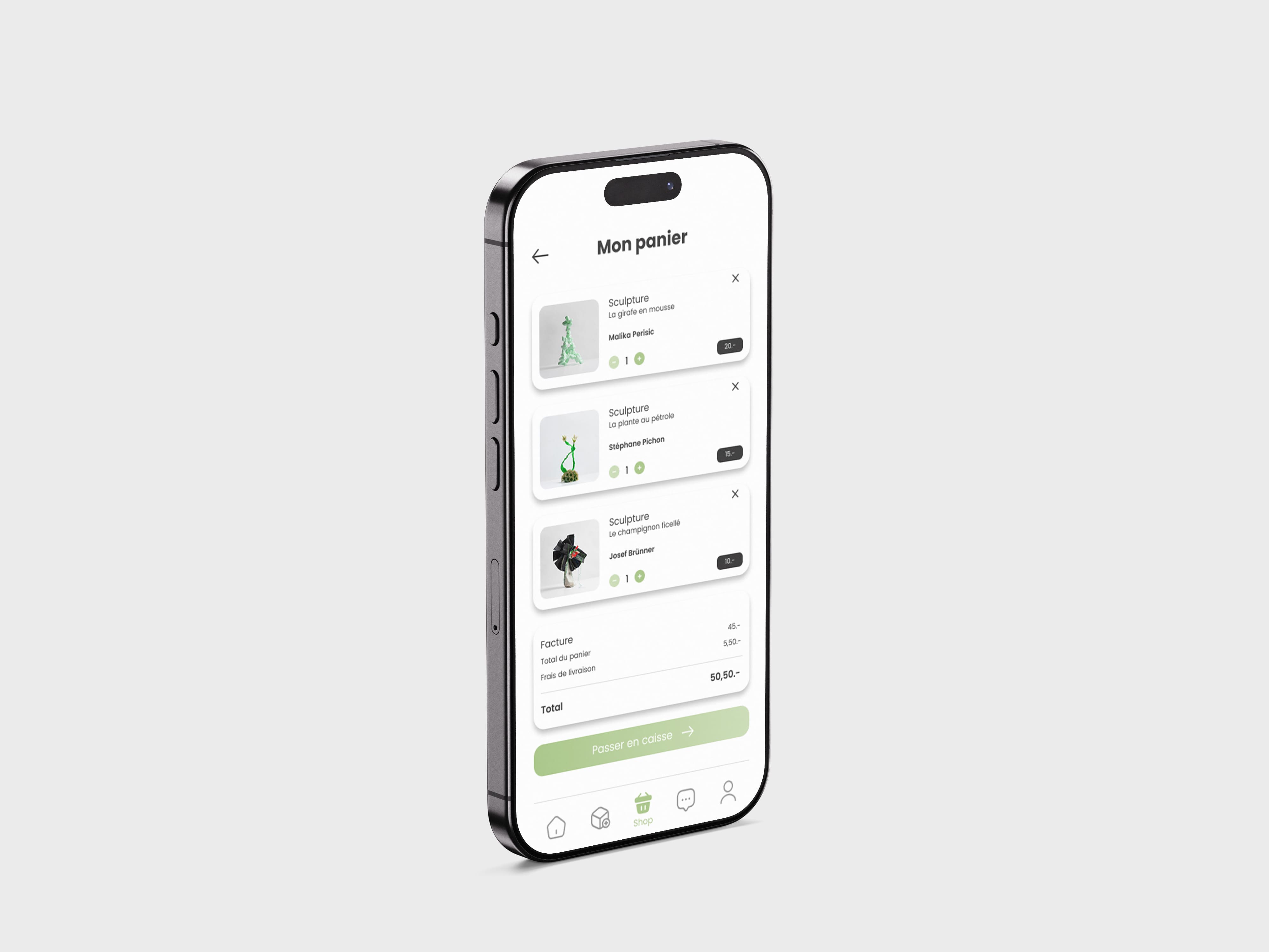 Application mobile — Re'Art