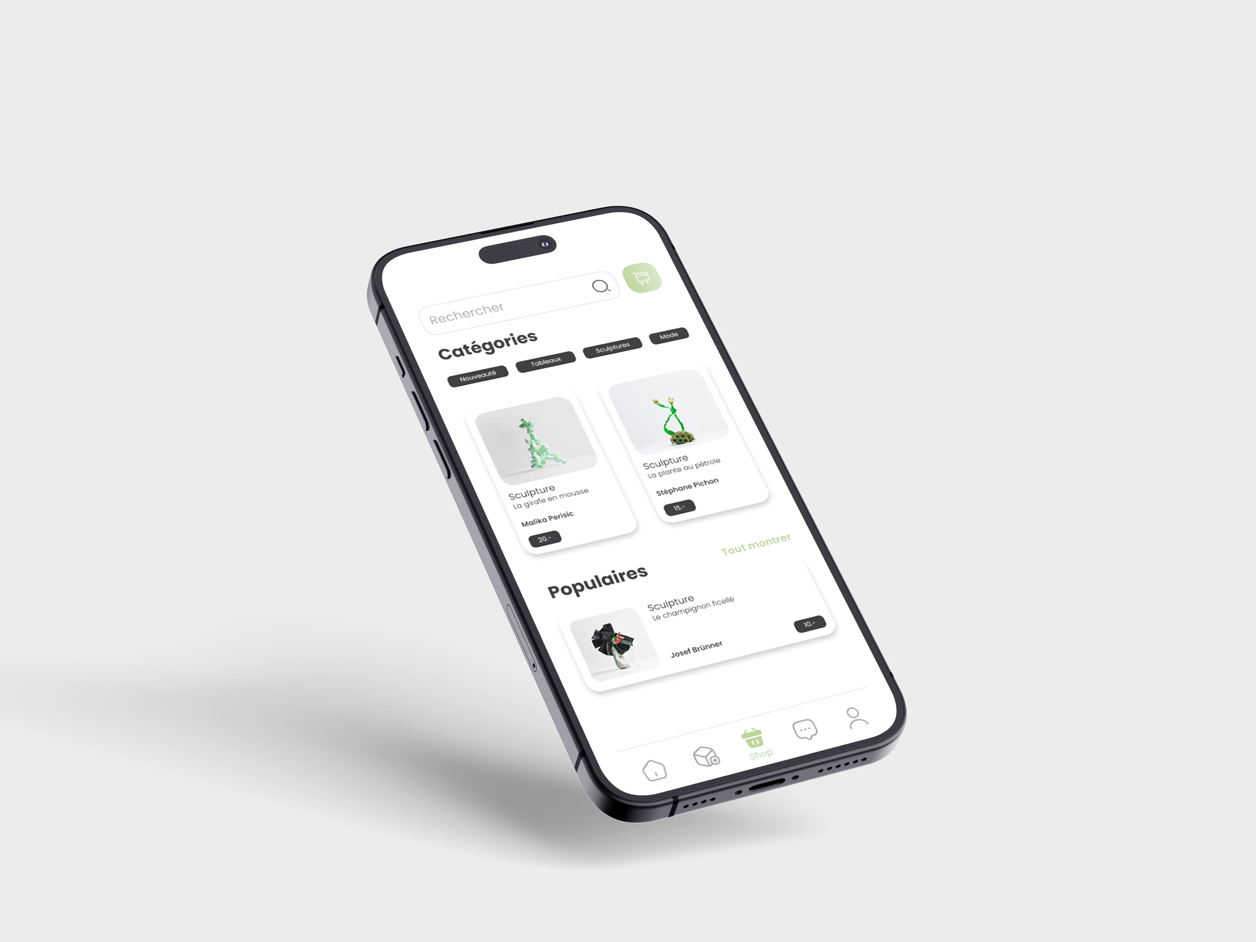 Application mobile — Re'Art