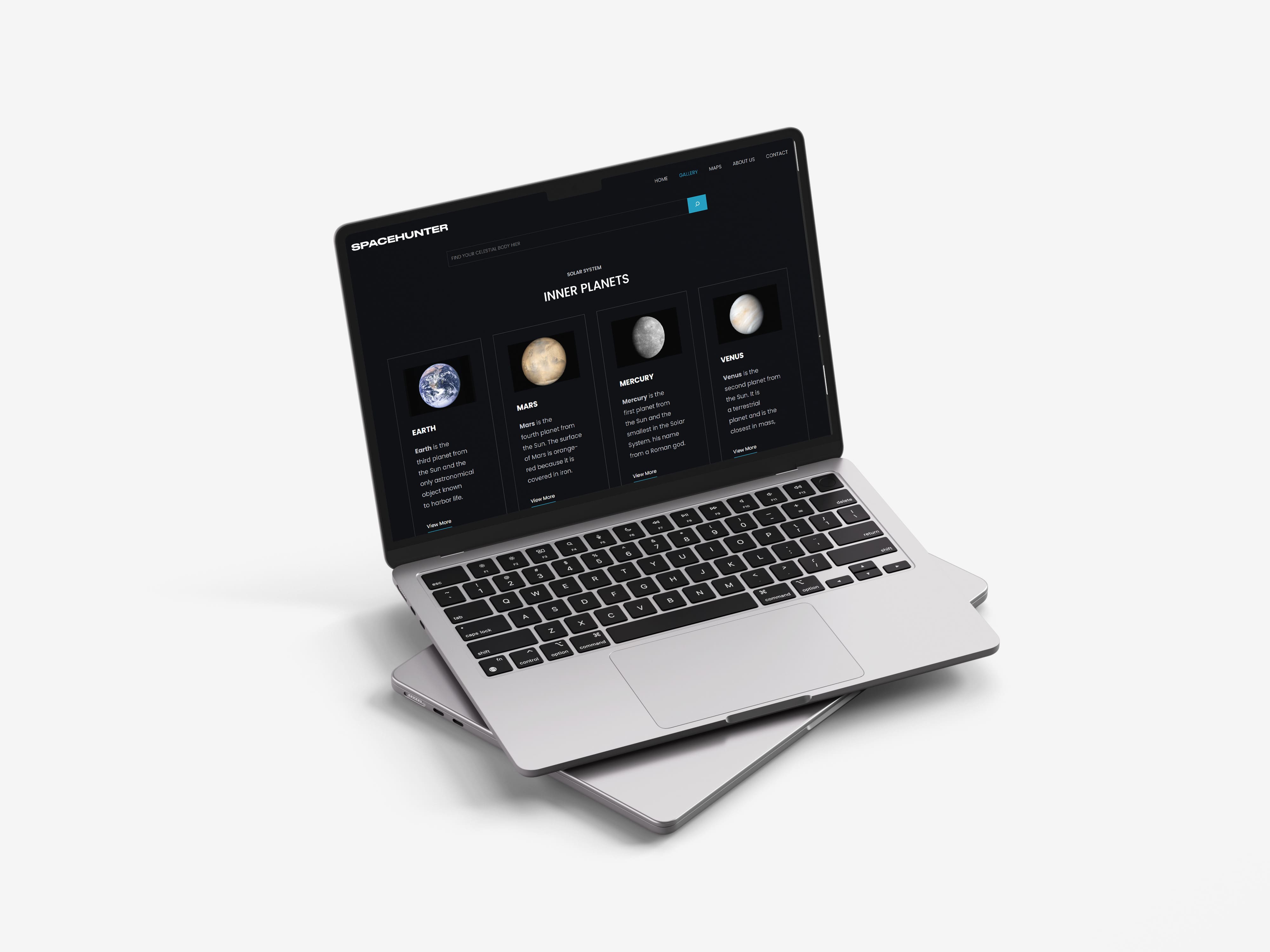 Site web — SpaceHunter